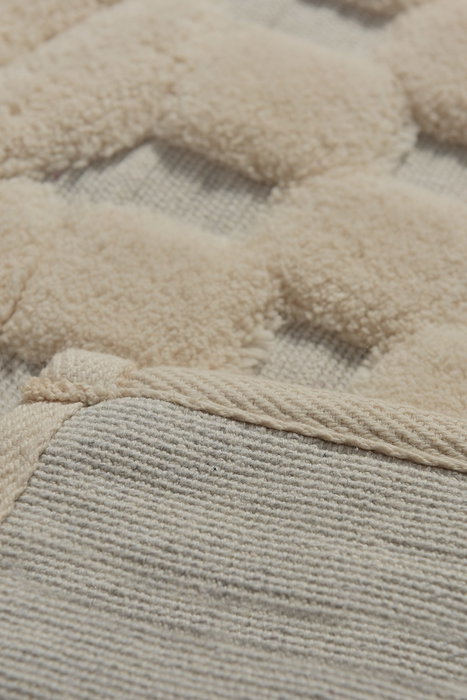 Mijölnir Bambi Beige Juego de alfombrillas de baño de algodón
